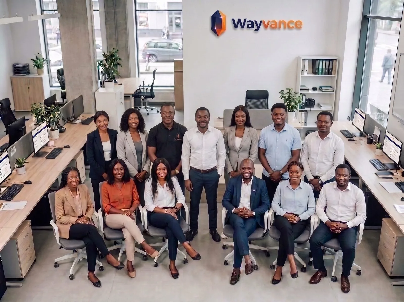 The Wayvance Assurance team in its Treichville offices